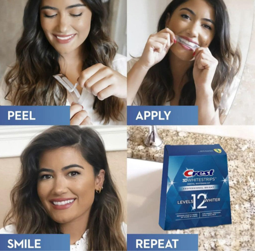 Crest 3D Level 12 Whitestrips Professional Bright (5 packets)